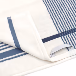 Linnea Ribbon 100 x 150 cm Coton Bleu 1 pièce(s)