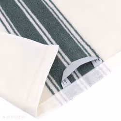 Linnea Ribbon II serviette à main Vert 50 x 100 cm