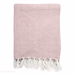 Linnea Zigzag plaid 120 x 150 cm Rose