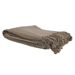 Linnea Sofia plaid 170 x 250 cm Coton Marron