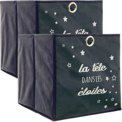 Lot de 2 cubes de rangement enfant