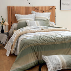 Linnea Niagara housse de couette Vert Coton 240 x 220 cm