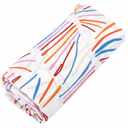 Linnea Perroquet, Eponge, 120 x 190 cm, Multicolore, 115 g/m², Perroquet, France