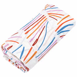 Linnea Perroquet, Eponge, 160 x 200 cm, Multicolore, 115 g/m², Perroquet, France