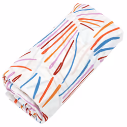 Linnea Perroquet, Eponge, 90 x 190 cm, Multicolore, 115 g/m², Perroquet, France