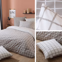 Linnea DDM MAX Gris 50 x 70 cm Coton