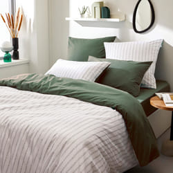 Linnea Gaby housse de couette Vert Coton 280 x 240 cm