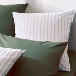Linnea Gaby housse de couette Vert Coton 280 x 240 cm