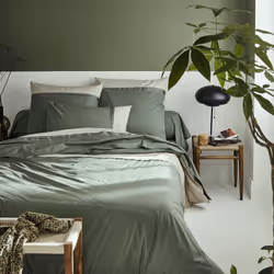Linnea Noa, Vert, Coton, 115 g/m², Noa, France, 50 x 70 cm