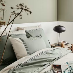 Linnea Noa Vert 50 x 70 cm Coton