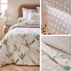 Linnea Voyage Beige 50 x 70 cm Coton