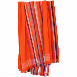 Linnea Baltique, Orange, 290 g/m², Coton, Portugal, 100 x 180 cm, 490 g