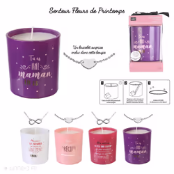 Linnea P27619 bougie en cire Violet 1 pièce(s)