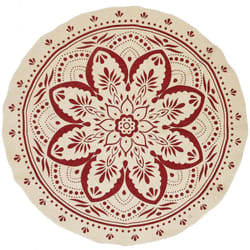 Linnea - Tapis de salon rond patio motif mandala