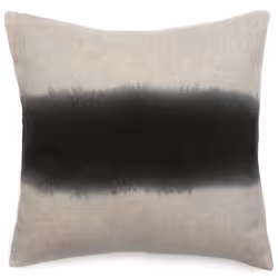 Linnea Deepali déco, Noir, Coton, Lin, 165 g/m², Deepali déco, Portugal, 45 x 45 cm