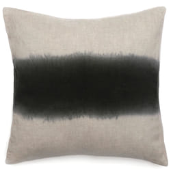 Linnea Deepali déco Noir 45 x 45 cm Coton, Lin
