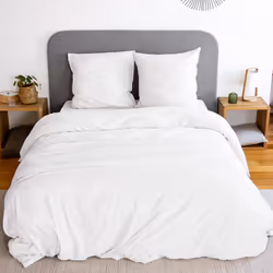 Linnea Micro lavée, Blanc, Micro lavée, Pakistan, 3 pièce(s), 1,42 kg