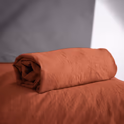 Linnea Micro lavée, Eponge, 140 x 190 cm, Rouge, 100 g/m², Micro lavée, Pakistan
