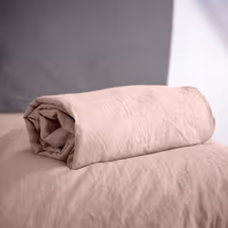 Linnea Micro lavée, Eponge, 140 x 190 cm, Rose, 100 g/m², Micro lavée, Pakistan