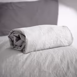 Linnea Micro lavée, Eponge, 160 x 200 cm, Gris, 100 g/m², Micro lavée, Pakistan