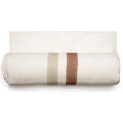 Linnea Aria housse de couette Blanc Coton, Lin 80 x 200 cm