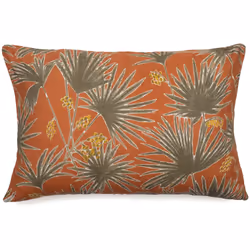 Linnea Palawan, Orange, Coton, Lin, 165 g/m², Palawan, Portugal, 40 x 60 cm