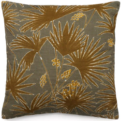 Linnea Palawan Vert 45 x 45 cm Coton, Lin