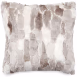 Coussin 45x45 cm LYNX fausse fourrure doublée velours Beige Invitez le luxe et la douceur dans votre intérieur avec la collec ...