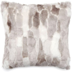 Coussin LYNX en fausse fourrure doublée velours 45x45 cm