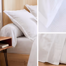 Linnea Grand hôtel Blanc 140 x 43 cm Satin