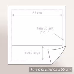 Linnea Cayenne Beige 65 x 65 cm Satin