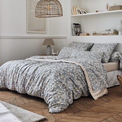 Linnea Lison housse de couette Gris Percale 280 x 240 cm