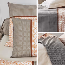 Linnea Gabin Marron 50 x 70 cm Percale