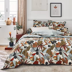 Linnea Cascade, Drap de lit, 180 x 290 cm, Multicolore, 115 g/m², Cascade, France