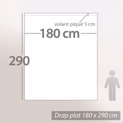 Linnea Cascade 180 x 290 cm Drap de lit