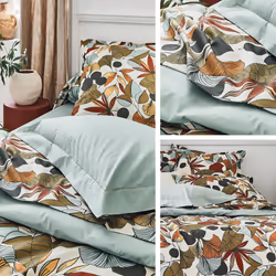 Linnea Cascade Vert 50 x 70 cm Percale