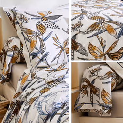 Linnea Pénélope Beige 140 x 43 cm Coton