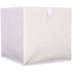 Linnea - Cube de rangement cartonnée white