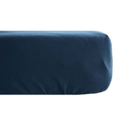 Drap housse uni percale de coton manoir Bonnet de 35 cm 90x190 cm
