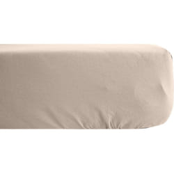 Drap housse uni percale de coton manoir Bonnet de 35 cm 120x190 cm