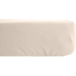Drap housse uni percale de coton manoir Bonnet de 35 cm 120x190 cm