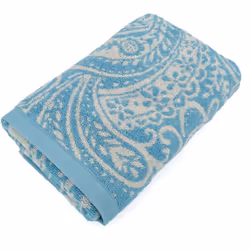 Serviette de toilette 100% coton 50x100 cm PLENTY bleue Offrez-vous une expérience douce en choisissant la gamme de linge de  ...