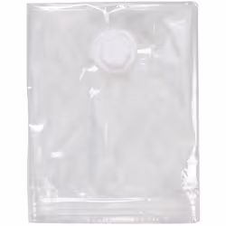 Lot de 2 sacs compresseur d'air 50x70 cm transparent, capacité de 15 litres Rangez malin et préservez vos textiles de la pous ...