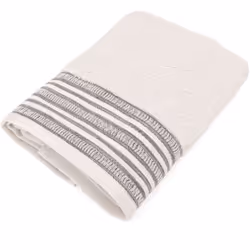 Serviette de toilette pur coton 50x100 cm DRY beige Découvrez notre magnifique serviette de toilette avec un imprimé basique  ...