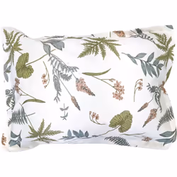Taie d'oreiller 50x70 cm collection FÉÉRIE en percale de coton Plongez dans un jardin enchanté où la nature déploie toute sa  ...