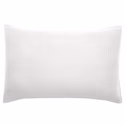 Housse de coussin 40x60 cm coton collection PAROS blanc neige
