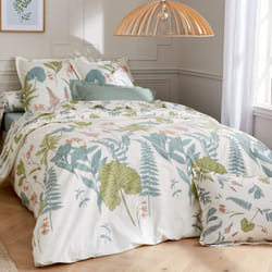 Parure de lit percale de coton féérie Taie 65x65 cm 260x240 cm