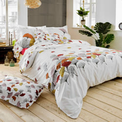 Parure de lit percale GINKGO Taie 50x70 cm 140x200 cm