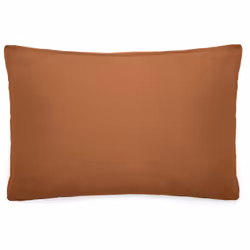 Taie d'oreiller 50x70 cm mousseline de coton MILOS marron terre cuite Découvrez la collection MILOS de taies d'oreiller en mo ...