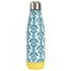 Bouteille isotherme en acier inoxyable 50cl JAIPURE motifs ethniques bleue